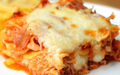 Creamy chicken lasagna