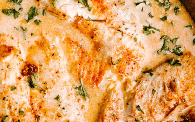Kingklip with lime and ginger sauce