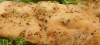 Herb crusted chicken breasts
