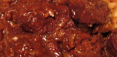 Beef with port casserole