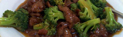 Stirfry beef with mushrooms and broccoli