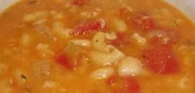 Rich Italian pasta soup