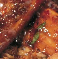 Sticky pork riblets