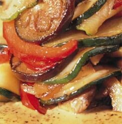 Pepper cream vegetables